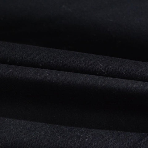 100% Cotton Twill Fabric, 206 gsm — Black