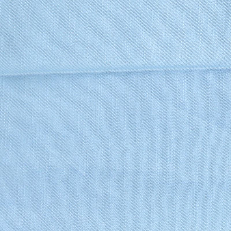 Slub Cotton Stretch Woven Fabric, 265 gsm, 120 cm — Blue