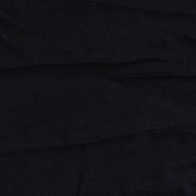 100% Cotton Poplin Fabric, 75 gsm, 150 cm — Black