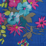 Pink Floral Voile, Cotton — texture