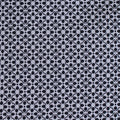 Black Geometric Twill, Cotton