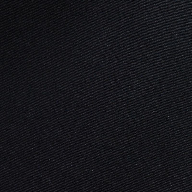Cotton Stretch Twill Fabric, 290 gsm, 147 cm — Black