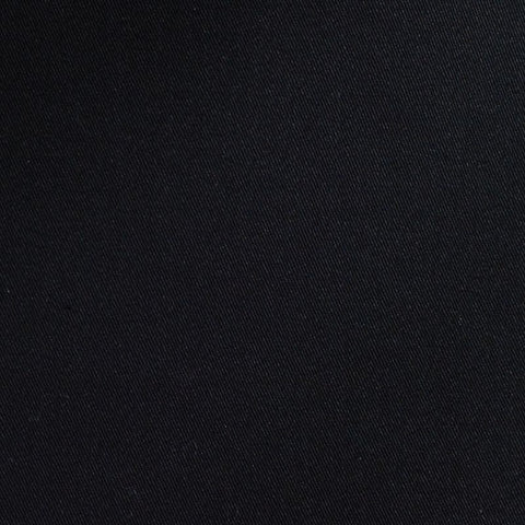 Cotton Stretch Twill Fabric, 290 gsm, 147 cm — Black