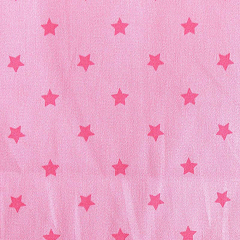 Cotton Stretch Twill Fabric, 250 gsm, 147 cm — Pink