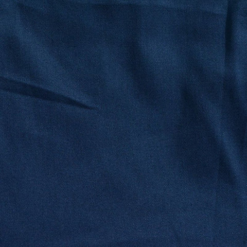 Cotton Stretch Twill Fabric, 150 gsm, 147 cm — Navy