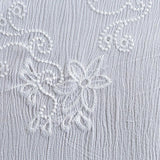 100% Viscose Crepe Fabric, 130 gsm, 130 cm — White — texture