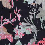 Red Bold-Floral Woven, Viscose