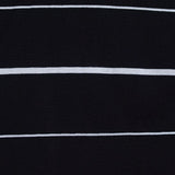 White Horizontal-Stripe Woven, Viscose