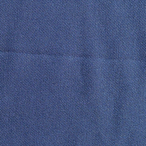 100% Viscose Twill Fabric, 150 gsm, 140 cm — Navy
