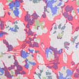 White Floral Woven, Viscose
