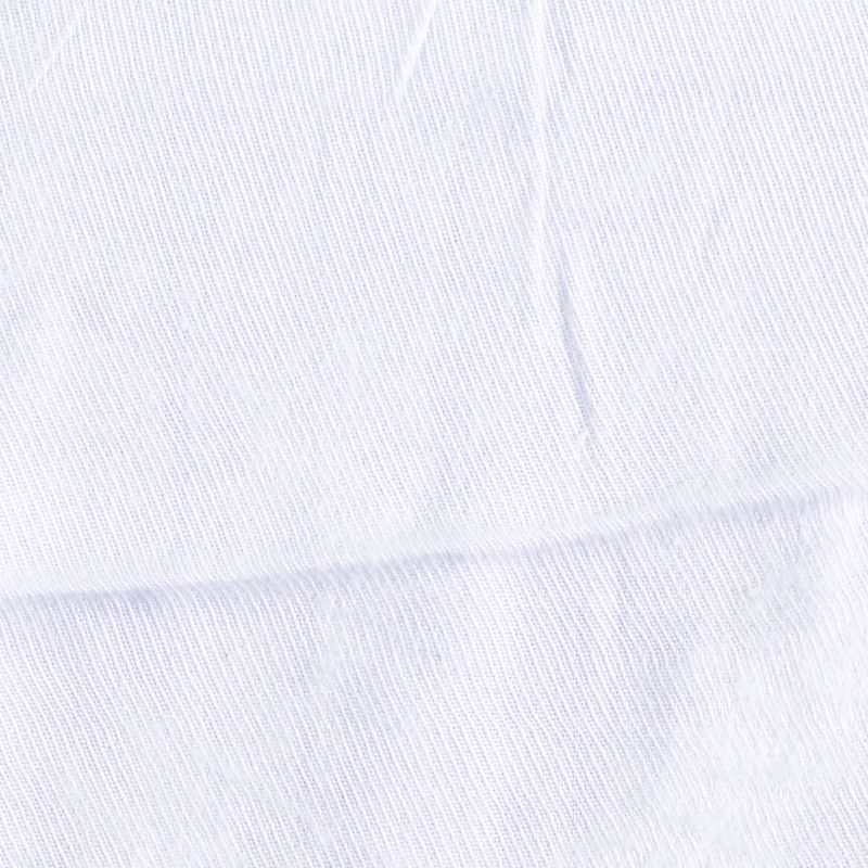 100% Viscose Twill Fabric, 100 gsm, 145 cm — White