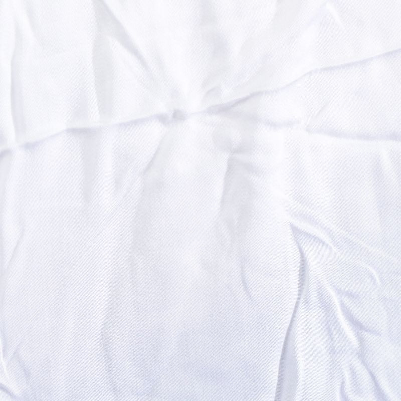 100% Viscose Sateen Fabric, 101 gsm, 145 cm — White
