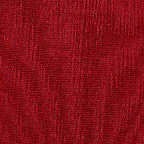100% Viscose Crepe Fabric, 130 gsm, 130 cm — Red