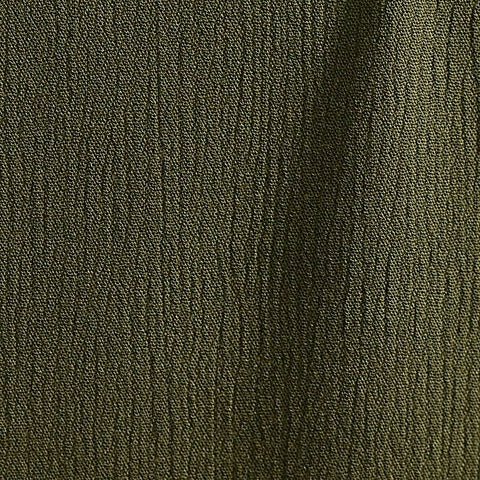100% Viscose Crepe Fabric, 130 gsm, 128 cm — Khaki