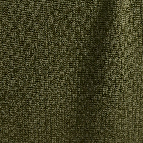 100% Viscose Crepe Fabric, 130 gsm, 128 cm — Khaki