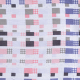 Pink Grid Woven, Viscose