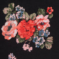 Red Floral Crepe, Viscose