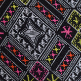 Black Geometric Woven, Viscose