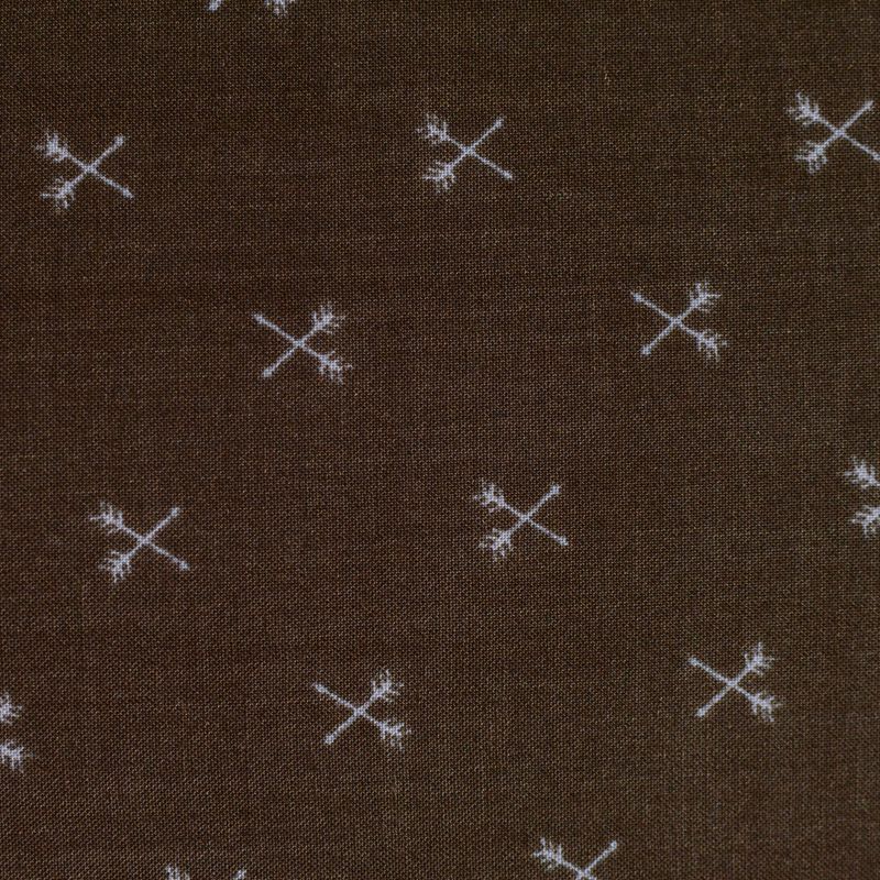 100% Viscose Woven Fabric, 75 gsm, 140 cm — Brown