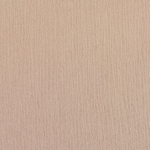 100% Viscose Crepe Fabric, 130 gsm, 128 cm — Beige