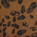 Animal Print 100% Viscose Woven Fabric, 75 gsm, 142 cm — Brown