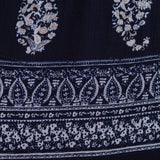 Off-White Paisley Woven, Viscose