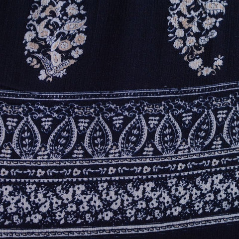 Off-White Paisley Woven, Viscose
