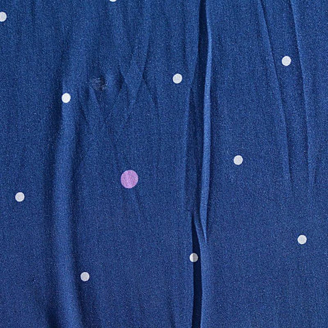 Blue Dots Woven, Viscose