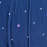 Blue Dots Woven, Viscose