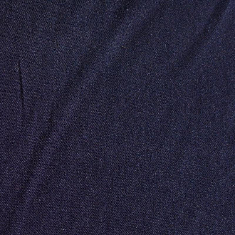 Viscose Stretch Sateen Fabric, 110 gsm, 136 cm — Navy