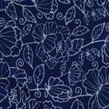 White Floral Woven, Viscose, 120 gsm