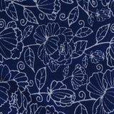 White Floral Woven, Viscose