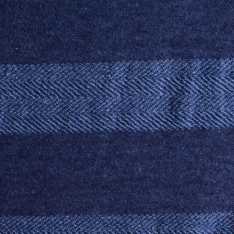 Dark Blue Horizontal-Stripe Knit