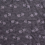 Light Grey Geometric-Chevron Scuba Knit, Poly-Cotton