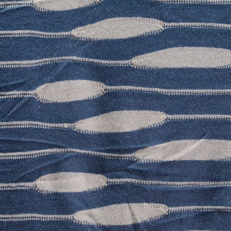 Blue Stripes Jacquard, Polyester