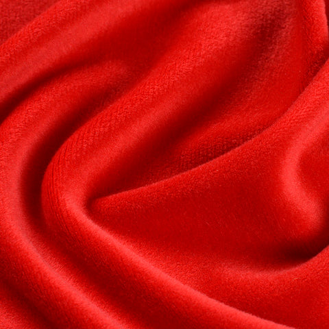 Fleece Fabric, 220 gsm, 171 cm — Red