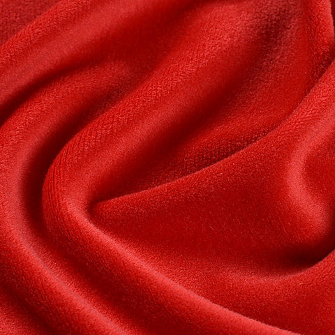 Fleece Fabric, 220 gsm, 171 cm — Red