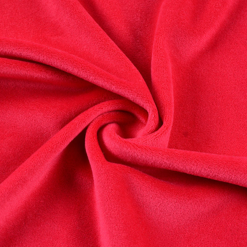 Fleece Fabric, 175 cm — Red