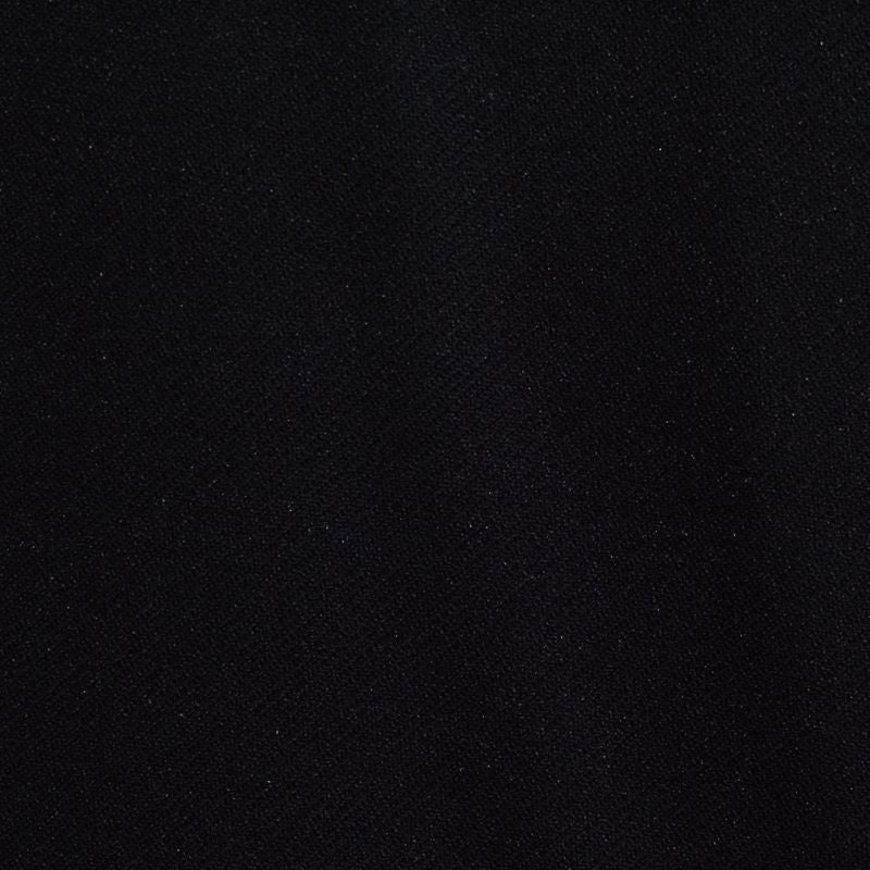 Nylon Viscose Stretch Bengaline Fabric, 250 gsm, 150 cm — Black