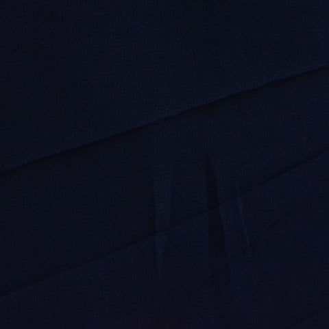 100% Polyester Chiffon Fabric, 60 gsm, 150 cm — Navy