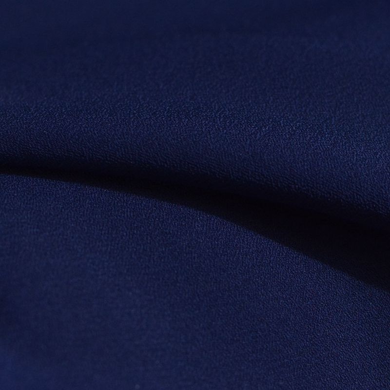 Dark Navy Linen-Look, Polyester