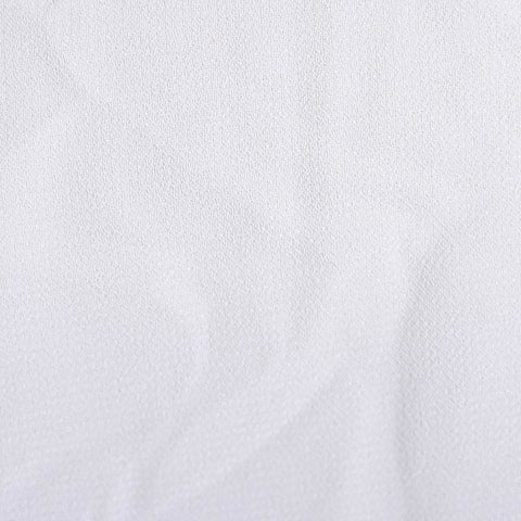 100% Polyester Chiffon Fabric, 120 gsm, 147 cm — White