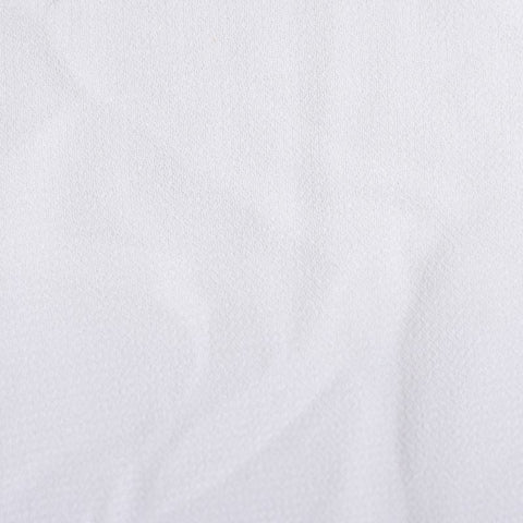 100% Polyester Chiffon Fabric, 120 gsm, 147 cm — White