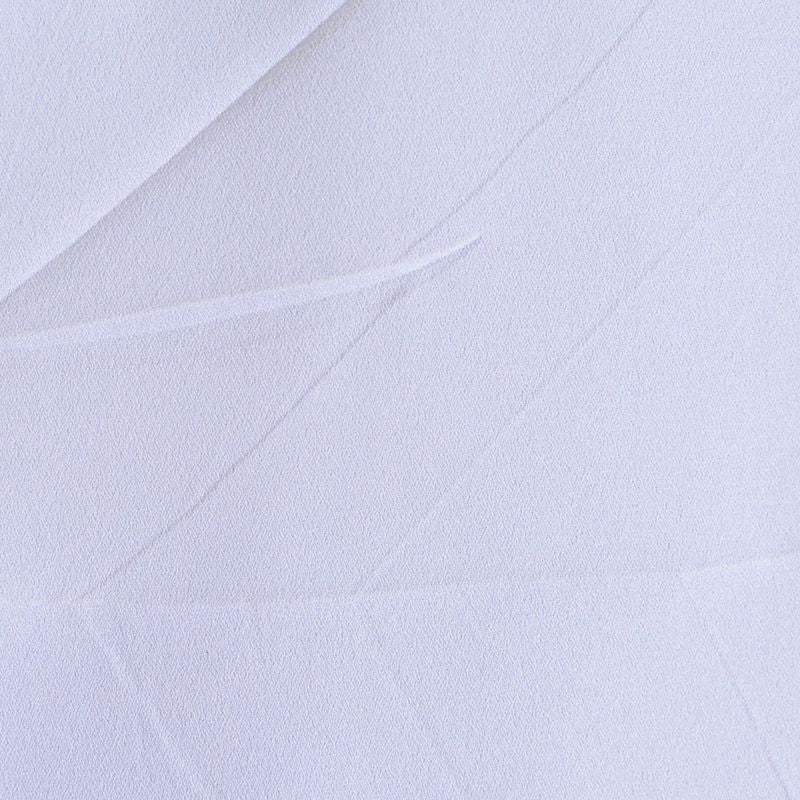100% Polyester Linen-Look Fabric, 115 gsm, 147 cm — White
