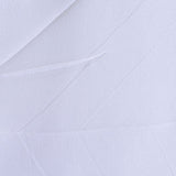 100% Polyester Linen-Look Fabric, 115 gsm, 147 cm — White