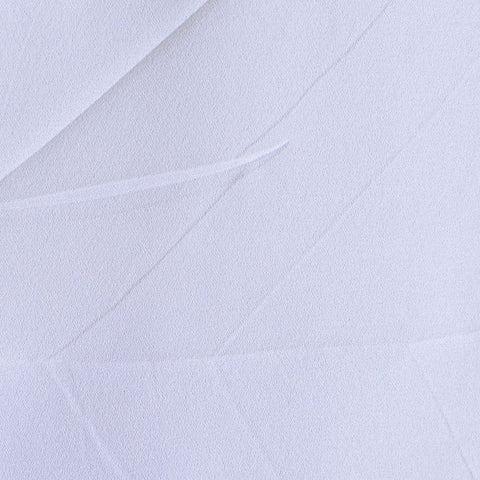 100% Polyester Linen-Look Fabric, 115 gsm, 147 cm — White