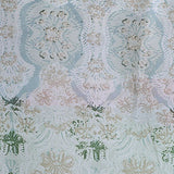 Light Blue Ornate-Floral Chiffon, Polyester — texture