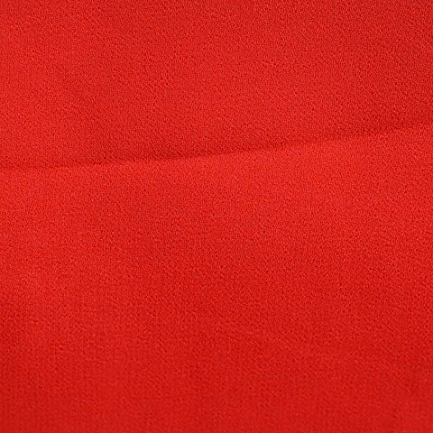 100% Polyester Chiffon Fabric, 85 gsm, 150 cm — Red