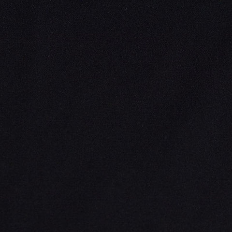 100% Polyester Linen-Look Fabric, 130 gsm, 150 cm — Black, ref EF-8046