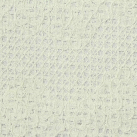 Cream Floral Crepe, Polyester